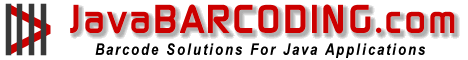 We provide Java barcode solutions with JavaScript, JavaBeans, Servlets, Applets, Class Libraries and Source Code.